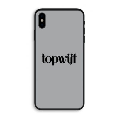 Topwijf Grijs Zwart: iPhone XS Biologisch afbreekbaar hoesje