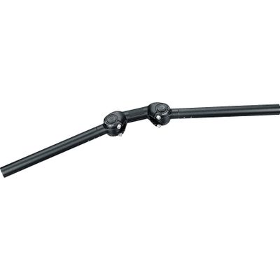 Ergotec stuur ahs superlight 25,4 verstelbaar zwart