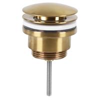 Differnz afvoerplug pop up | design | mat goud | 63mm