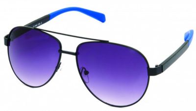 Kost zonnebril 21 045 unisex piloot zwart/blauw Kost zonnebril 21 045 unisex piloot zwart/blauw