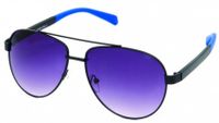 Kost zonnebril 21 045 unisex piloot zwart/blauw - thumbnail