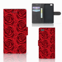 Huawei Ascend P8 Lite Hoesje Red Roses