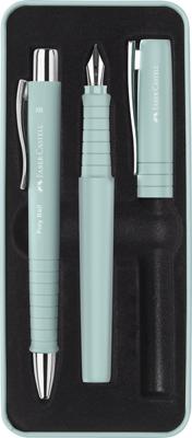 Faber Castell Balpen en Vulpen Poly Pen - Caribic Blue