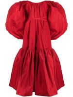 Patou Off-shoulder maxi-jurk - Rood - thumbnail