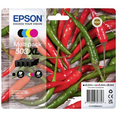 Epson Inktcartridge 503XL Origineel Combipack Zwart, Cyaan, Magenta, Geel C 13 T 09R64010