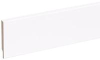 Stijlplint Wit Gelakt model Blok 12x94mm - lengte 244cm Stijlplint Wit Gelakt model Blok 12x94mm - lengte 244cm