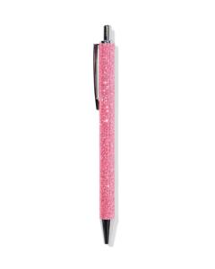 HEMA Balpen Roze Glitter Blauwschrijvend