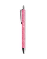 HEMA Balpen Roze Glitter Blauwschrijvend