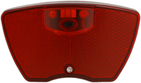 Edge dragerachterlicht city 3 leds -80mminclusief batterijen (op kaart)