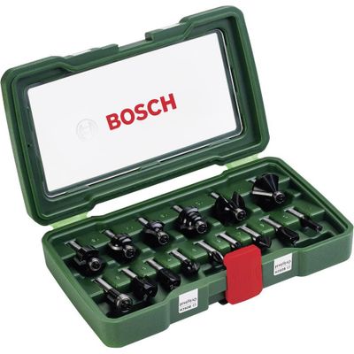 Bosch Accessoires Hardmetalen Frezenset | 15 Delig | 8 mm schacht - 2607019469