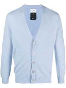 Barrie cardigan en cachemire à logo - Bleu