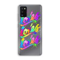Loves: Samsung Galaxy A41 Transparant Hoesje