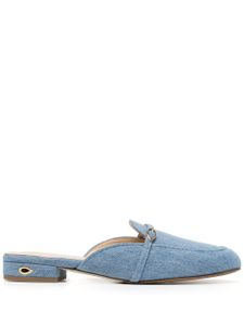 Jennifer Chamandi mules en jean - Bleu