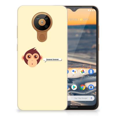 Nokia 5.3 Telefoonhoesje met Naam Monkey Nokia 5.3 Telefoonhoesje met Naam Monkey