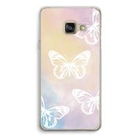 White butterfly: Samsung Galaxy A3 (2016) Transparant Hoesje - thumbnail