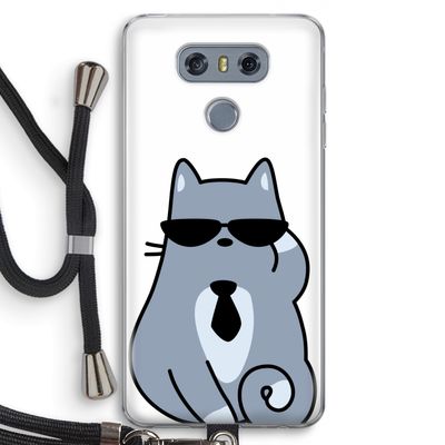Cool cat: LG G6 Transparant Hoesje met koord