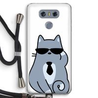 Cool cat: LG G6 Transparant Hoesje met koord