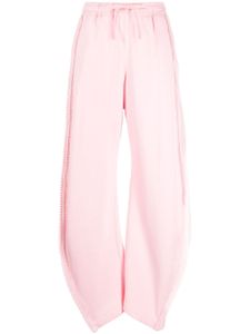 JNBY pantalon de jogging à bandes latérales - Rose