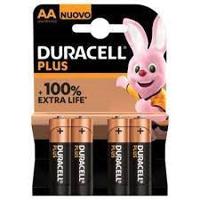 Duracell batterij plus power mn1500/lr6/aa per 4 op kaart