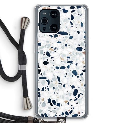 Terrazzo N°1: Oppo Find X3 Transparant Hoesje met koord