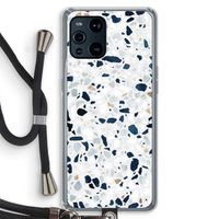 Terrazzo N°1: Oppo Find X3 Transparant Hoesje met koord