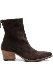 Alberto Fasciani bottines en daim 60 mm - Marron