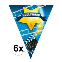 6x Vlaggenlijnen Hollywood 5 meter - thumbnail