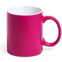 Koffiemok en Drinkbeker Allegra - roze/wit - 350 ml - Keramiek - Mokken Koffiemok en Drinkbeker Allegra - roze/wit - 350 ml - Keramiek - Mokken