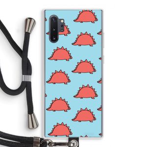 Dinosawrr: Samsung Galaxy Note 10 Plus Transparant Hoesje met koord