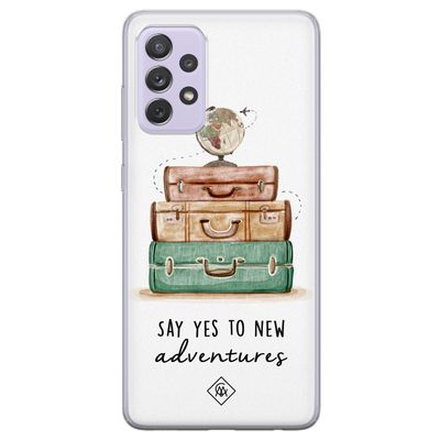 Samsung Galaxy A72 siliconen hoesje - Let's get lost
