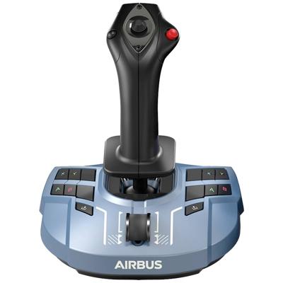 Thrustmaster TCA X Airbus Edition Vliegsimulator joystick Hoofdtelefoon (3.5 mm jackplug), USB-A, USB-C PC, Xbox One, Xbox Series S, Xbox Series X Blauw