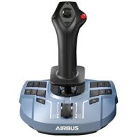 Thrustmaster TCA X Airbus Edition Vliegsimulator joystick Hoofdtelefoon (3.5 mm jackplug), USB-A, USB-C PC, Xbox One, Xbox Series S, Xbox Series X Blauw