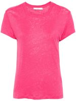 IRO t-shirt Third en lin - Rose