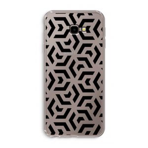 Crazy pattern: Samsung Galaxy J4 Plus Transparant Hoesje
