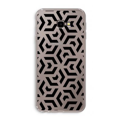 Crazy pattern: Samsung Galaxy J4 Plus Transparant Hoesje