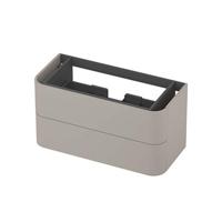 INK - Afgeronde Onderkast Gelakt 2 Laden Softclose Tbv Grepen - 1000x450x520 Mm - Mat Kasjmier Grijs