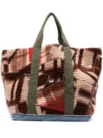 Greg Lauren sac cabas matelassé à design patchwork - Multicolore - thumbnail