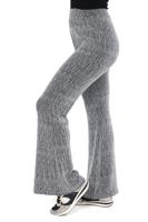 Silvery flared pants