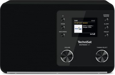TechniSatDigitradio 307 DAB radio Zwart