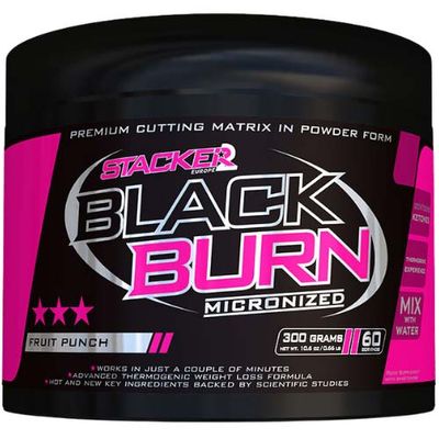 Black Burn Micronized 300g Fruit Punch