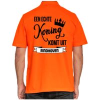 Oranje Koningsdag polo - echte Koning komt uit Eindhoven - heren - thumbnail