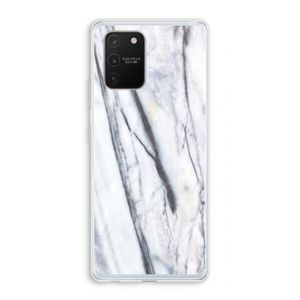 Gestreepte marmer: Samsung Galaxy S10 Lite Transparant Hoesje