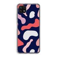 Memphis Shapes Pink: Samsung Galaxy A22 5G Transparant Hoesje