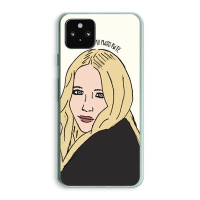 Mary Kate: Google Pixel 5a 5G Transparant Hoesje