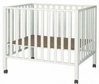 Pericles babybox Amy met wielen 98 x 78 cm wit - thumbnail