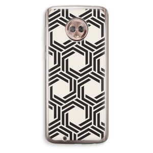 Geometrisch patroon: Motorola Moto G6 Transparant Hoesje