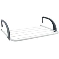 MSV Inklapbaar wasgoedrekje - klein droogrek - 3 meter waslijn - Ophangbaar - 34 x 51 cm