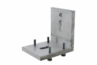 1A/550B-Wandbeugel aluminium, instelbaar