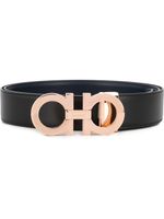 Ferragamo ceinture à boucle logo - Noir - thumbnail