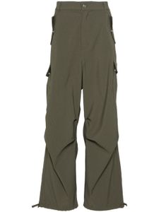 RHUDE pantalon droit à poches cargo - Vert